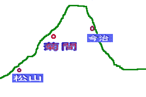 愛媛県今治市菊間町地図